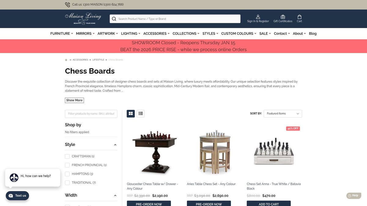 7 Best Premium Chess Board Picks for 2026 - Maison Living French Provincial Chess Board