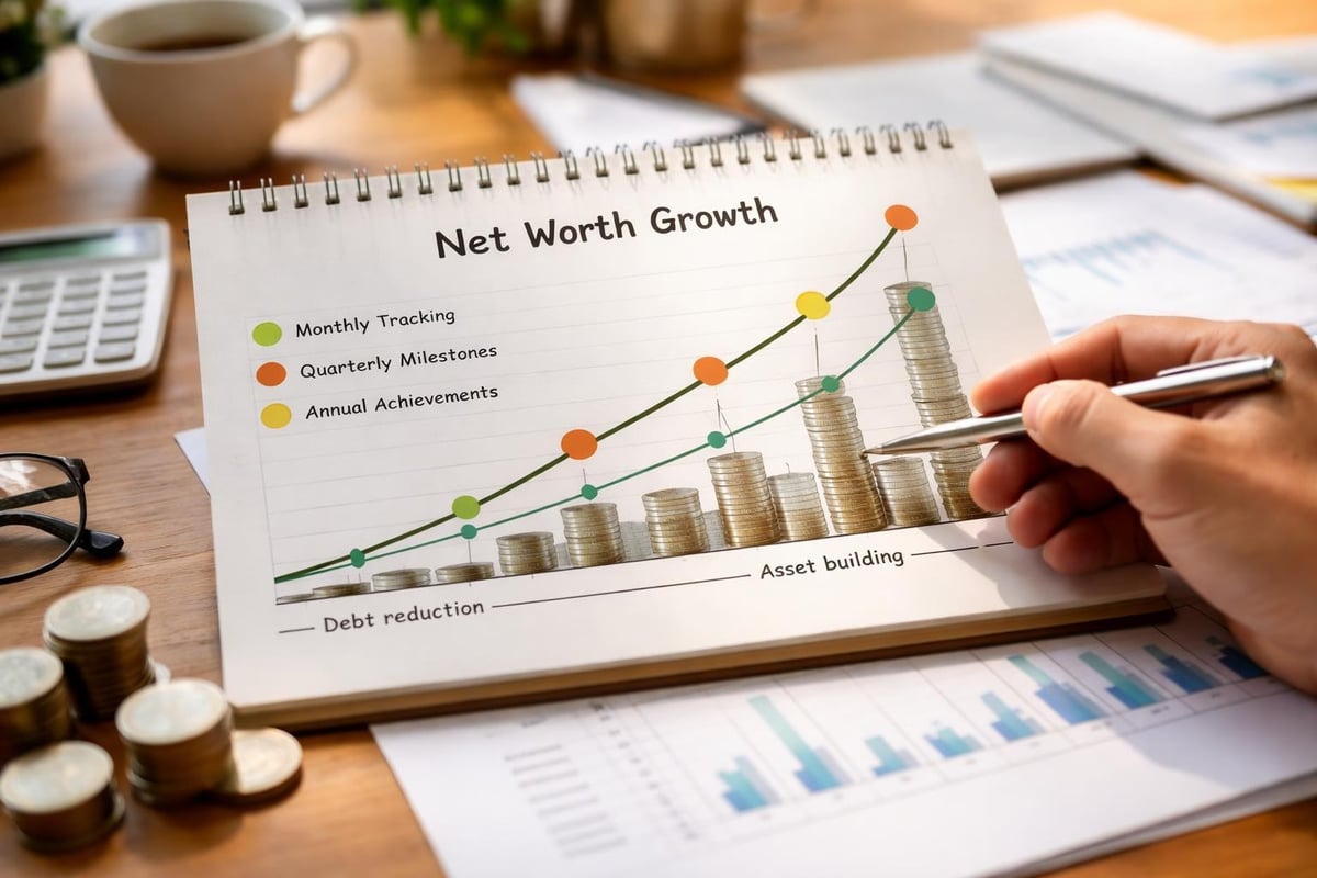 Financial goal progression