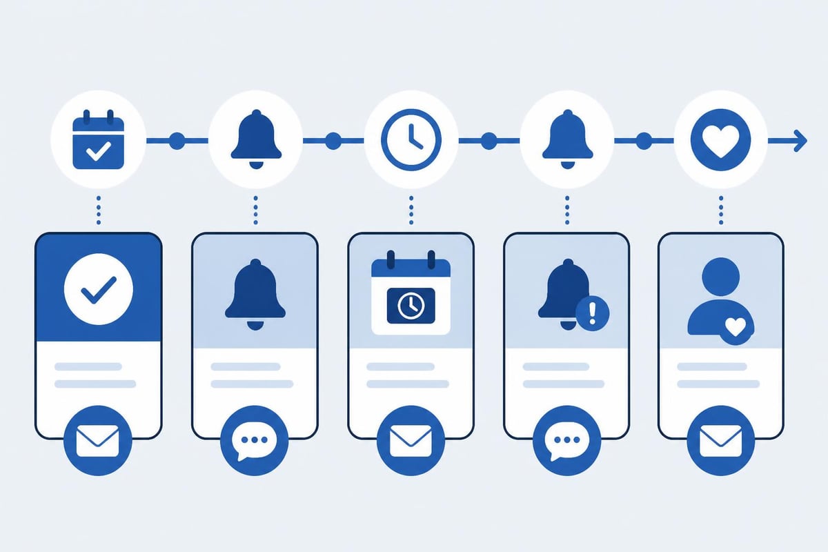 Automated client communication workflow