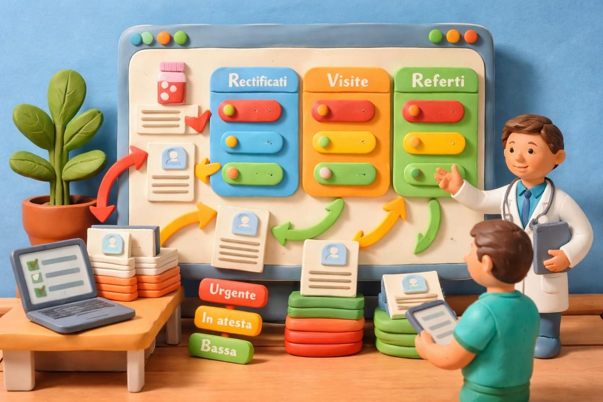 Organizzazione richieste mediche