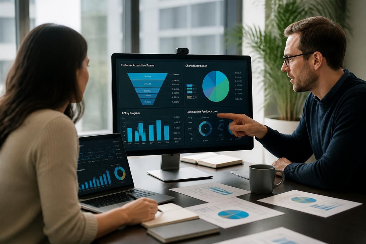 Marketing measurement dashboard