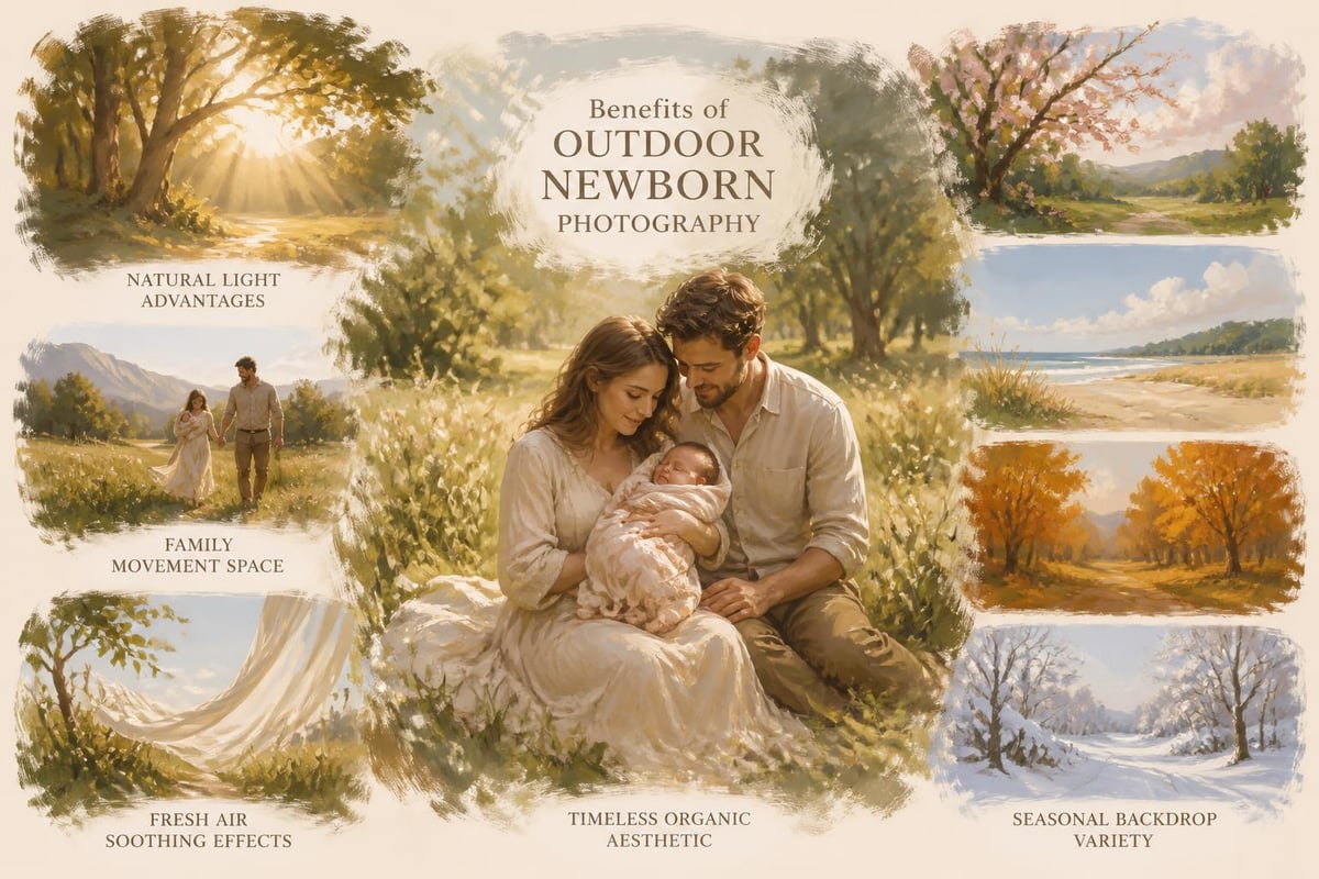 Newborn outdoor photoshoot benefits