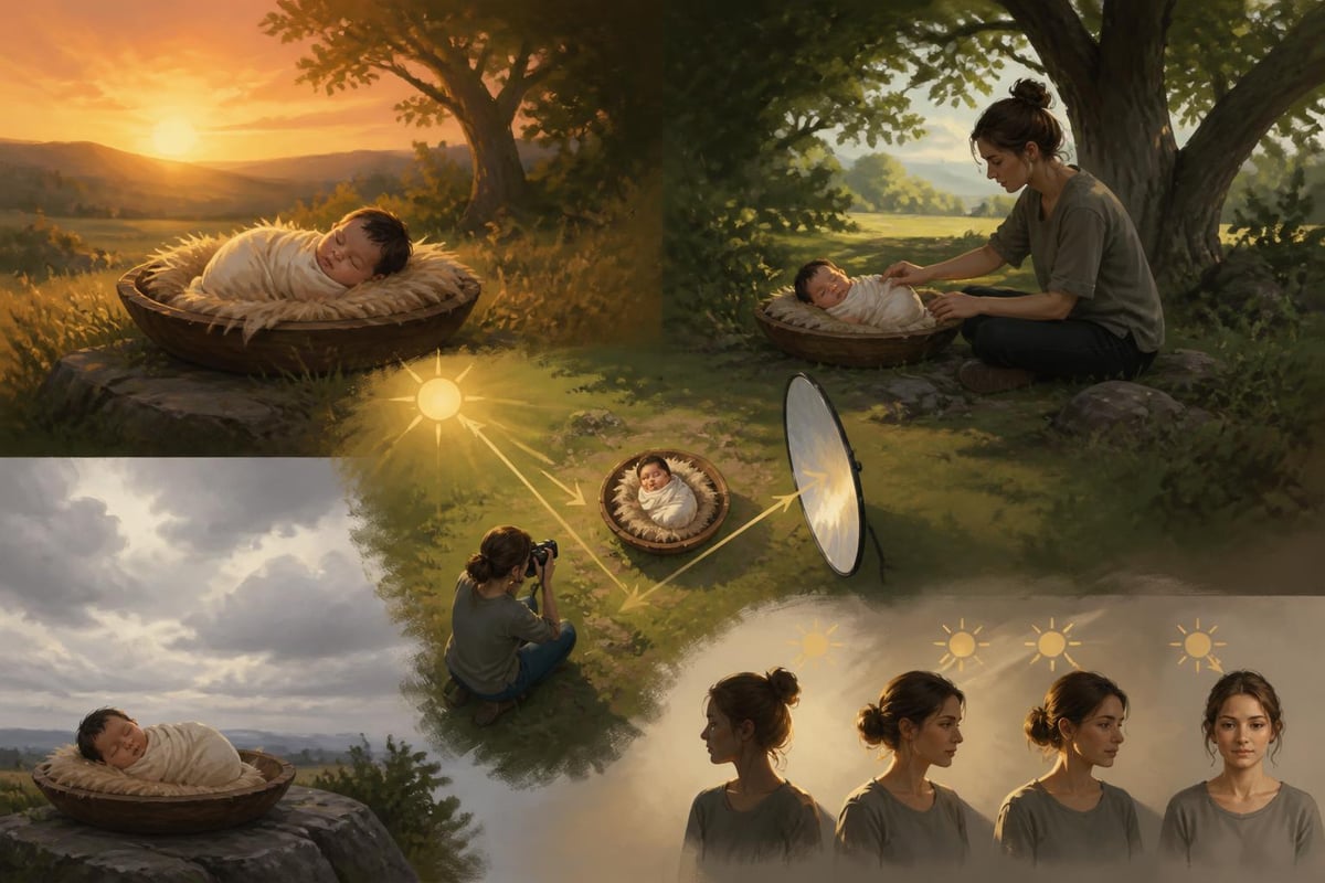 Natural light positioning techniques