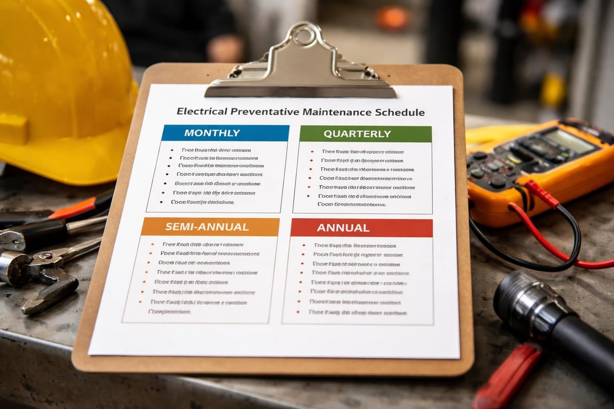 Electrical maintenance schedule