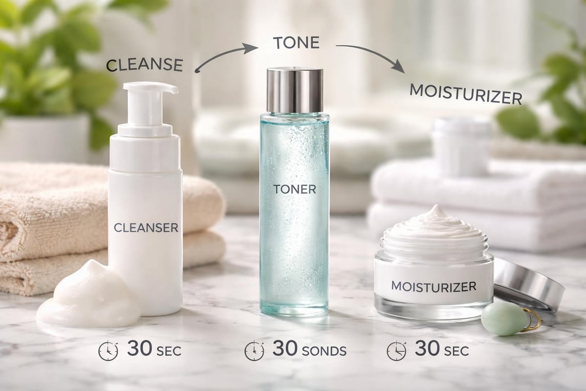 Layering skincare products
