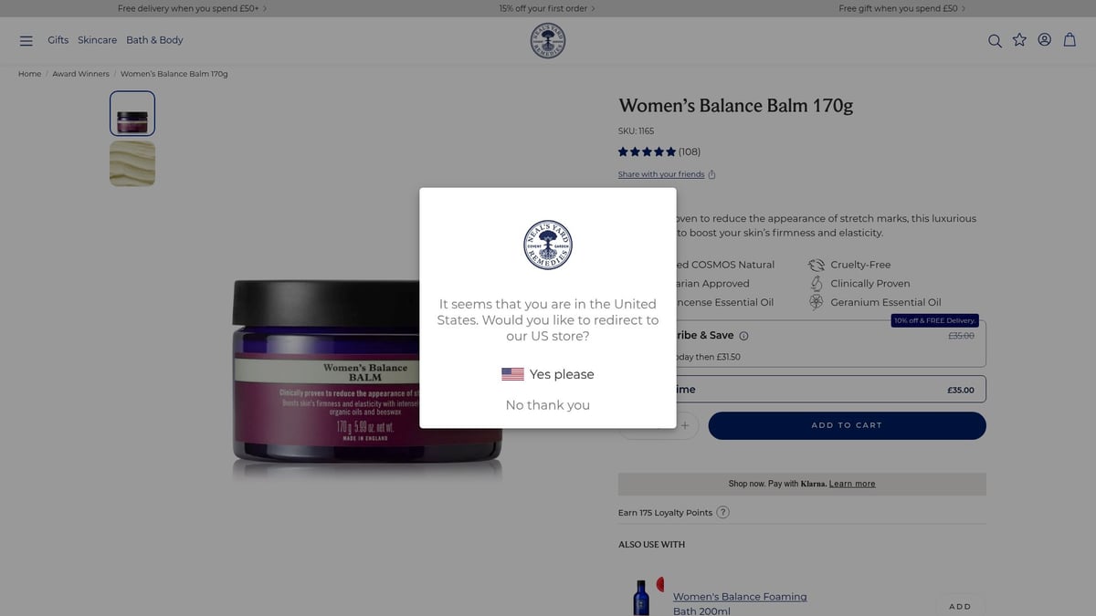 7 Best Natural Oil Body Picks for Radiant Skin in 2026 - Women’s Balance Balm by Neal’s Yard Remedies