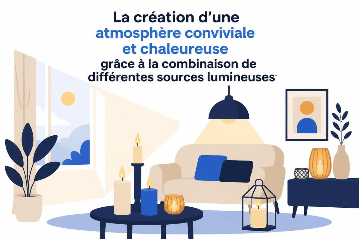 Ambiance lumineuse à table