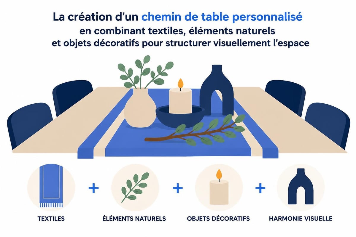Composition de chemin de table