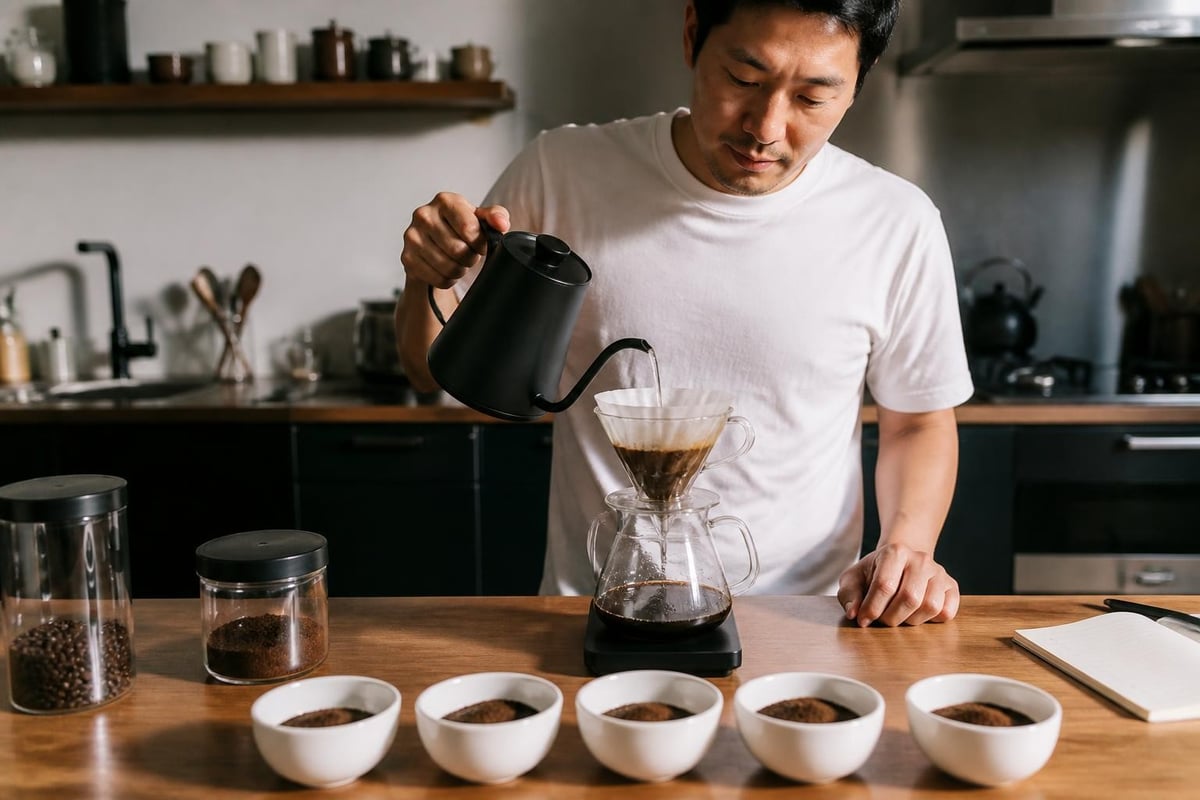 Pour over progression