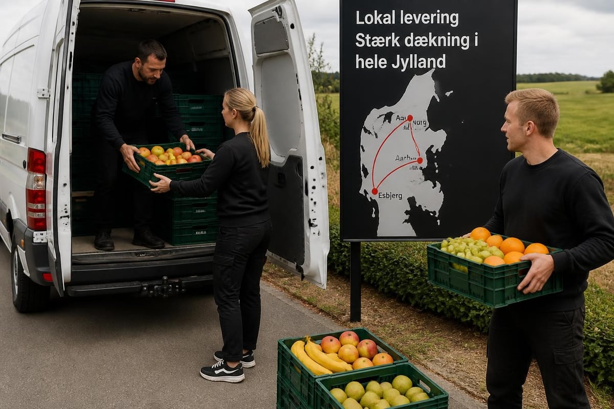 Frugtlevering logistik Jylland
