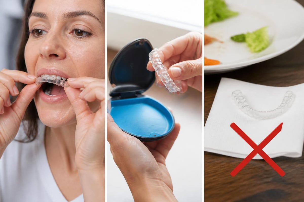 Clear aligner removal process