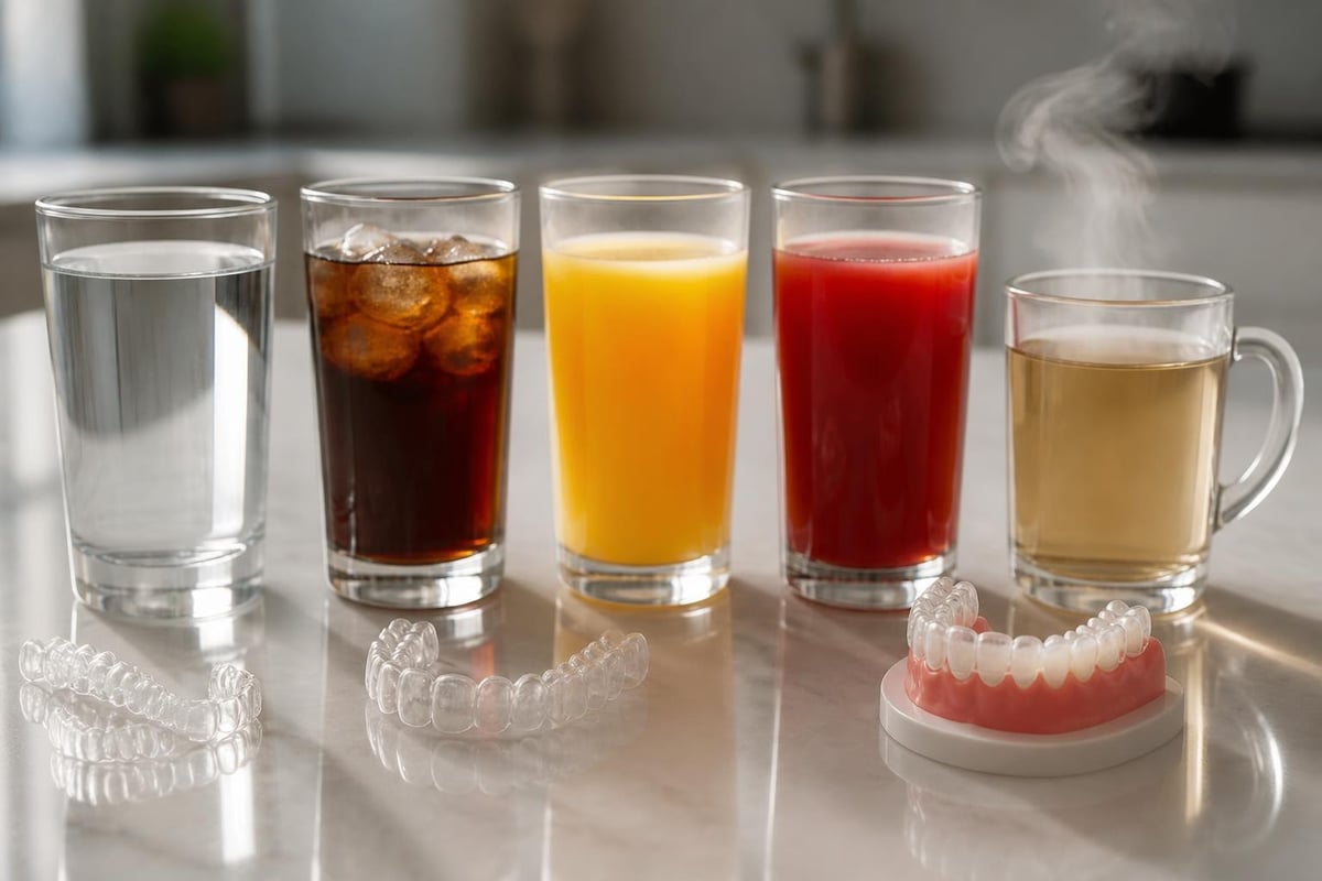Beverage impact on aligners