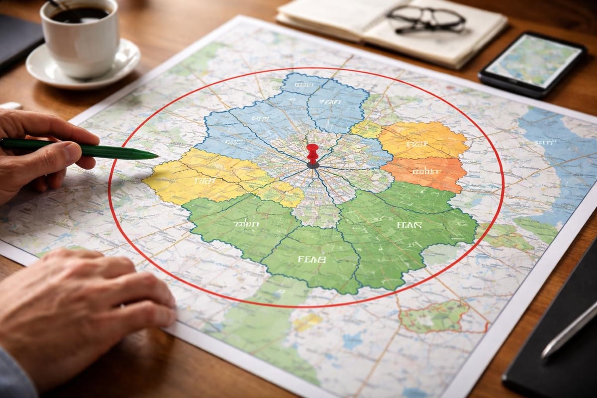 Service area targeting strategy