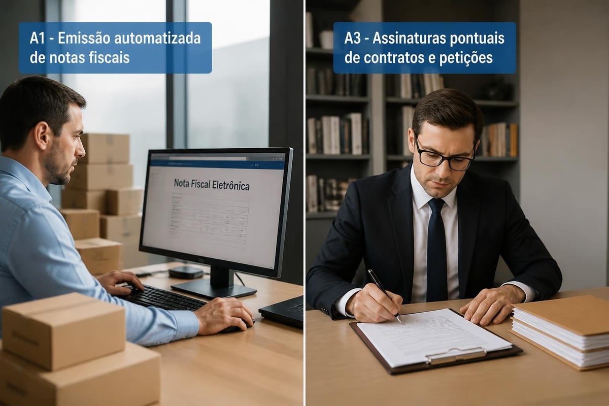 Processos empresariais com certificado digital
