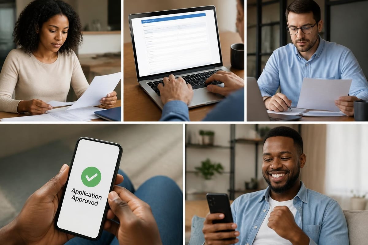 Online loan application steps