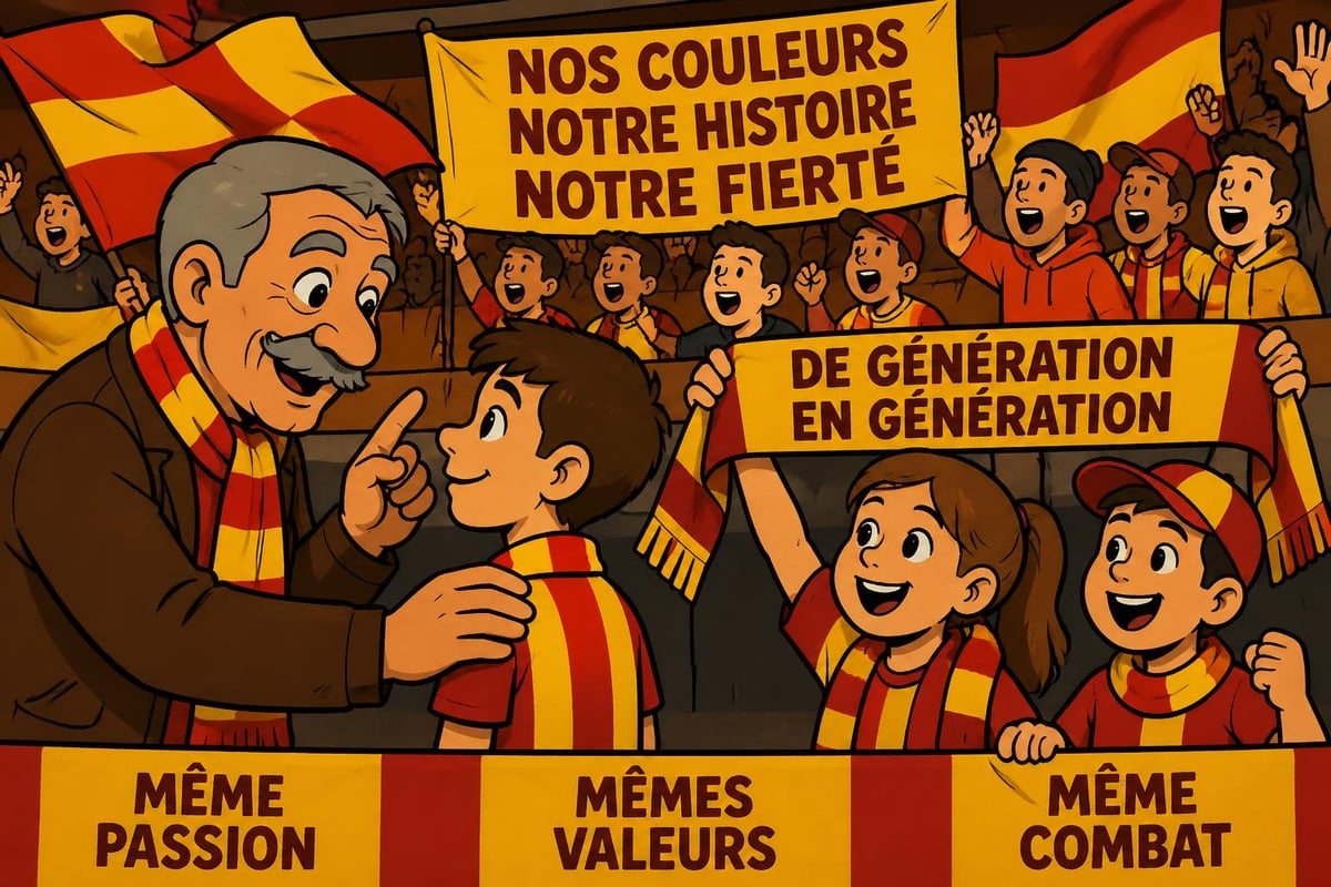 Transmission de la passion lensoise entre générations