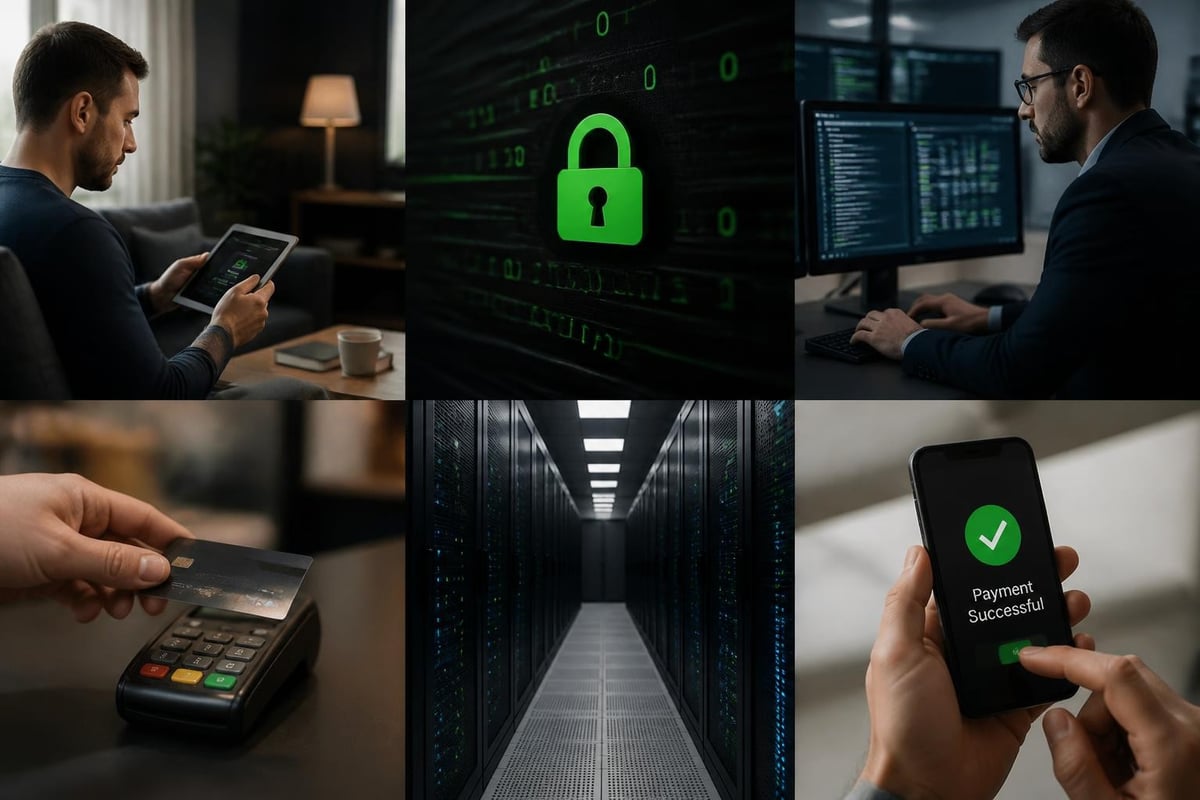 Secure payment processing flow