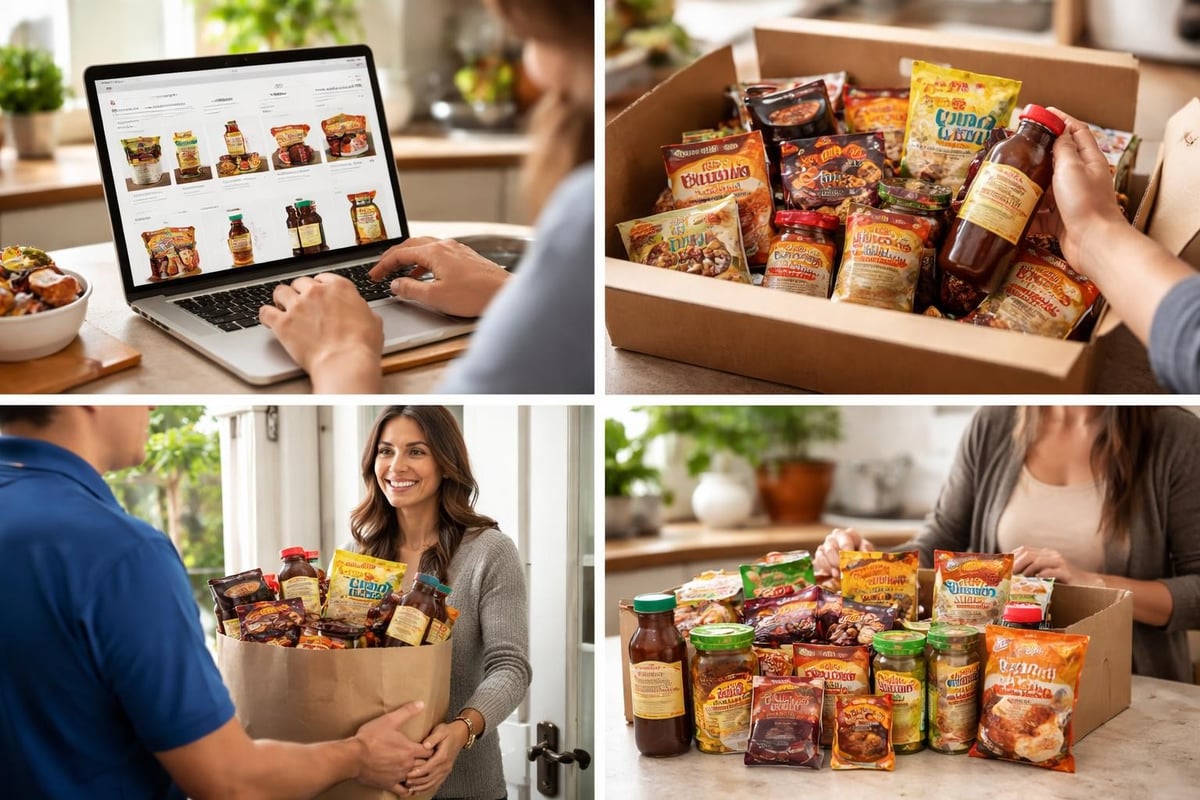 Online South African shopping process
