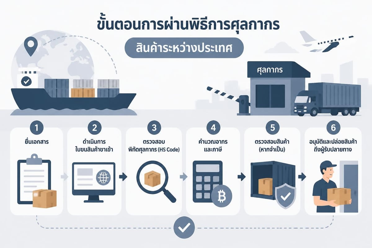 Customs clearance workflow