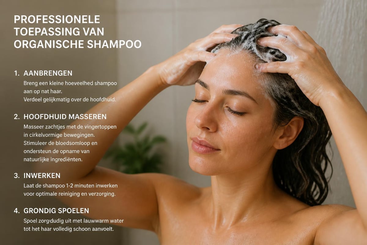 Shampoo aanbrengtechniek