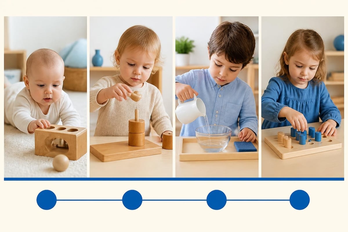 Age-appropriate toy progression