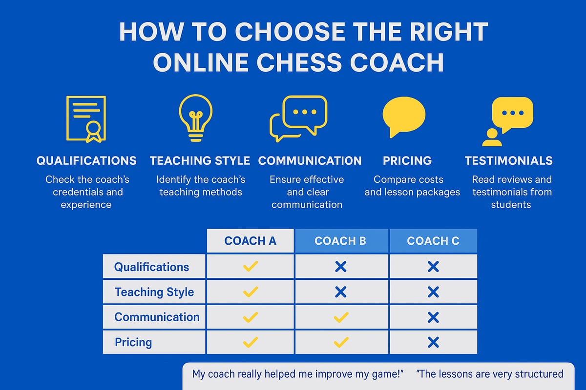 How to Choose the Right Online Chess Coach