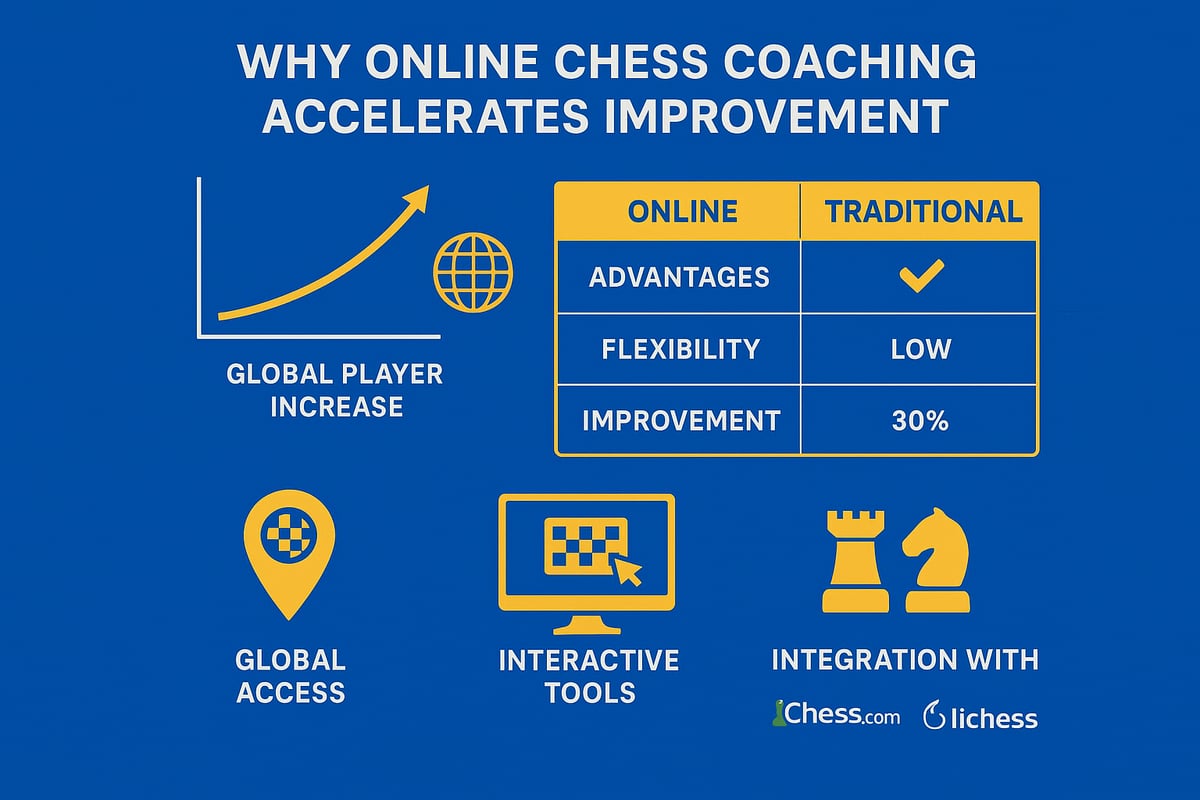 Why Online Chess Coaching Accelerates Improvement