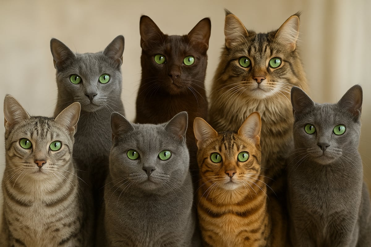 Pawtounes - 7 Fascinantes Races De Chat Aux Yeux Verts À Découvrir En 2026 - 7 fascinantes races de chat aux yeux verts à découvrir en 2026