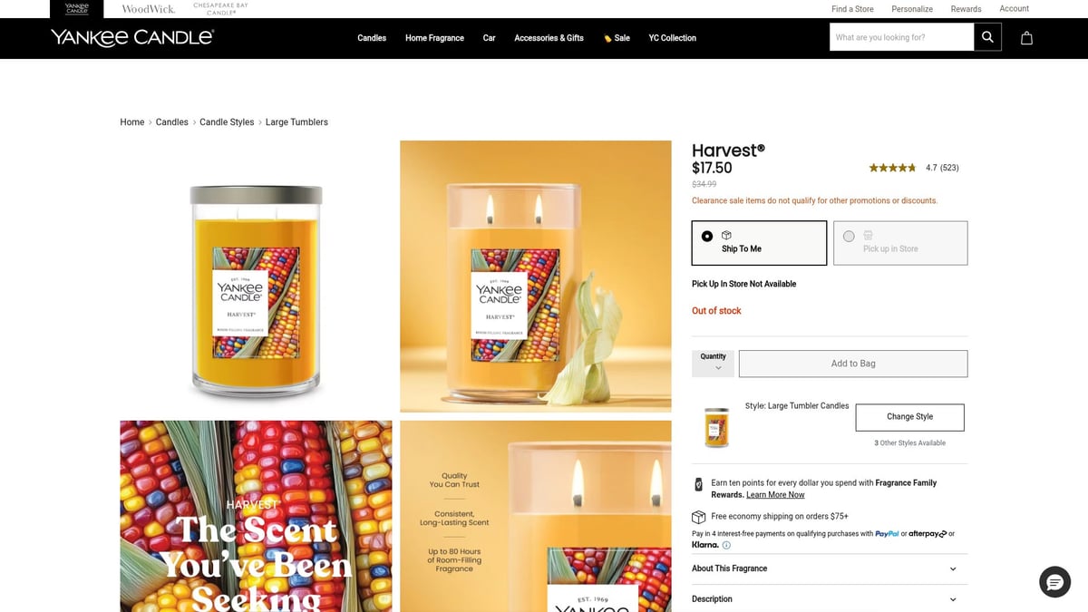 9 Amazing Pine Tree Smelling Candles to Try in 2026 - Yankee Candle “Balsam & Cedar”