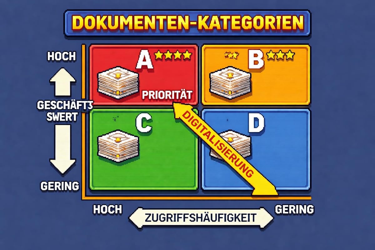 Dokumentenkategorisierung nach Zugriffsfrequenz