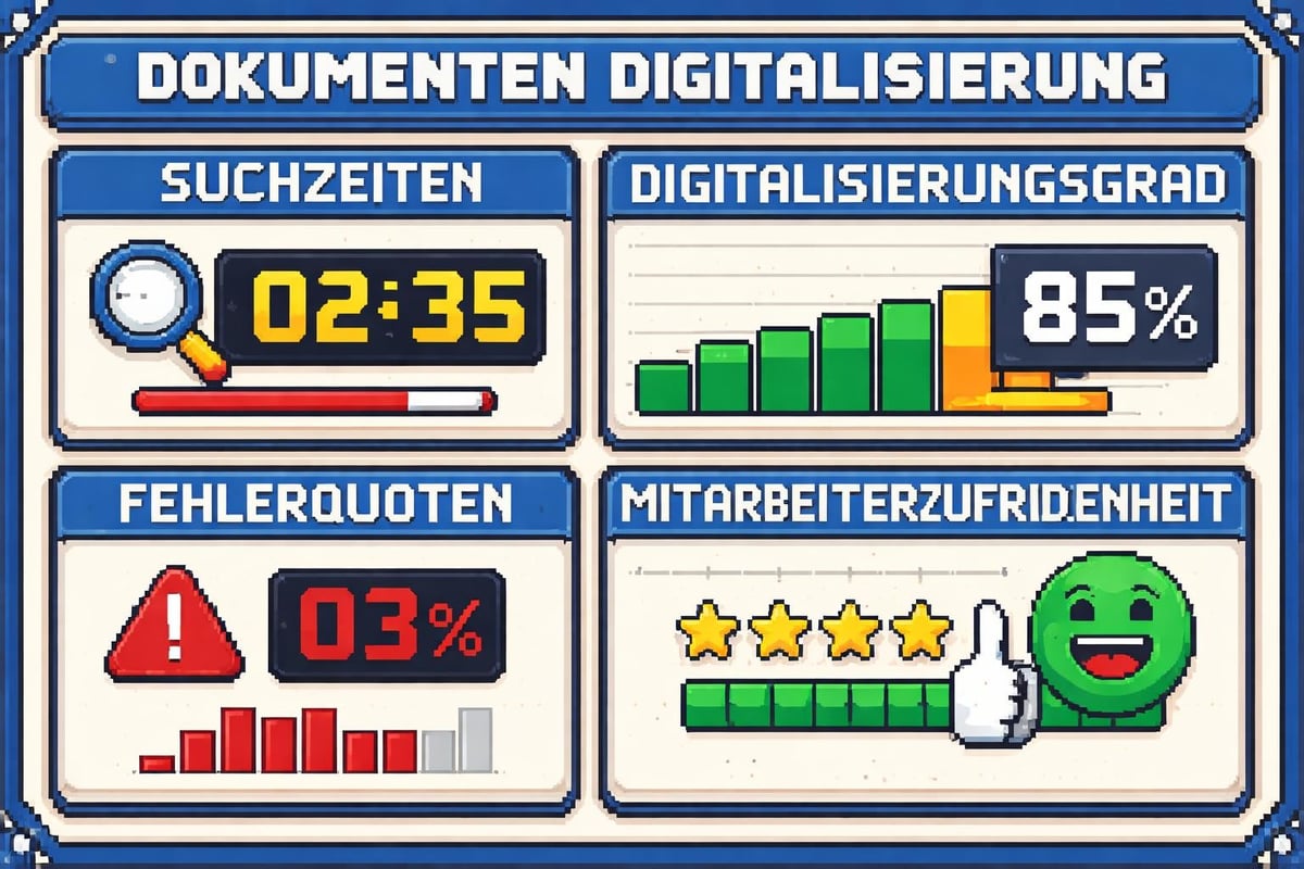 KPI-Dashboard für Digitalisierungsprojekte