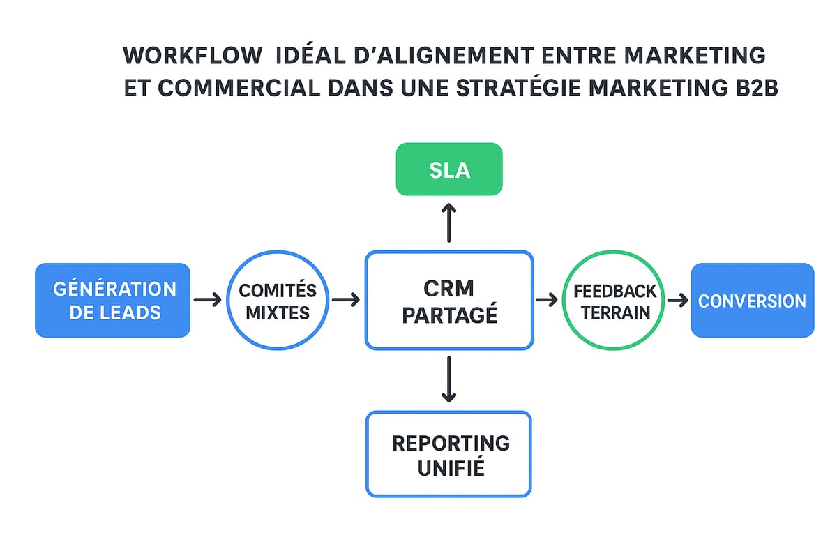 Aligner marketing et commercial pour maximiser l’efficacité