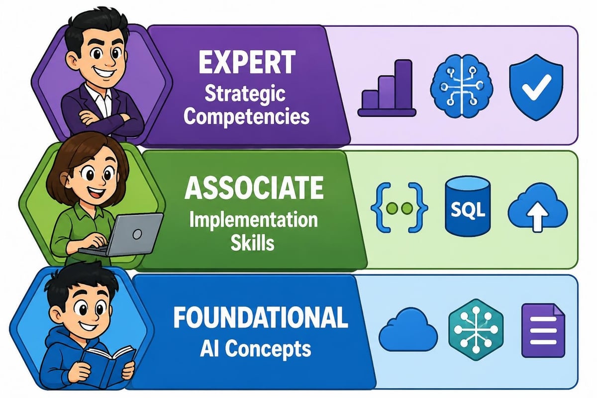 Microsoft AI certification tiers