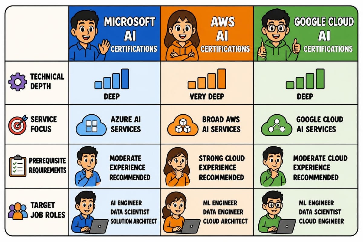 AI certification comparison
