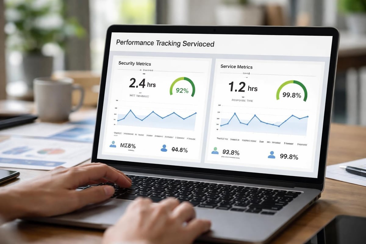 Security metrics dashboard integration
