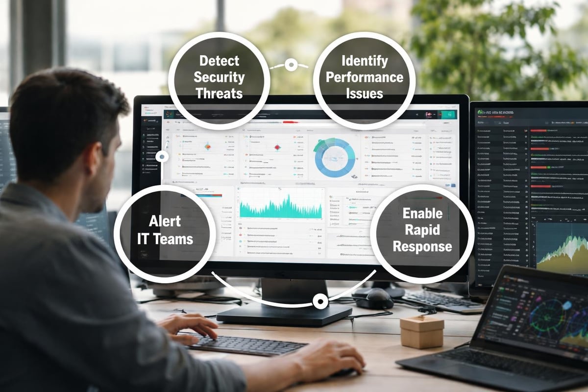 Network monitoring workflow
