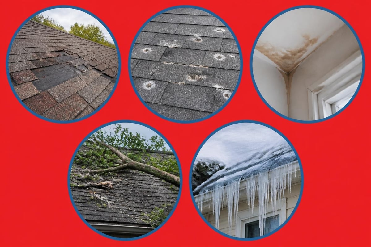 Types of residential storm damage