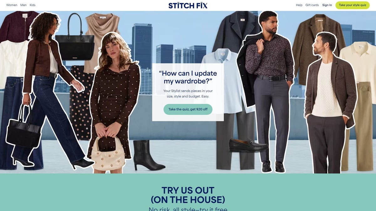 8 meilleurs services de tailleurs pour dames à essayer en 2026 - Stitch Fix - Service en ligne, USA