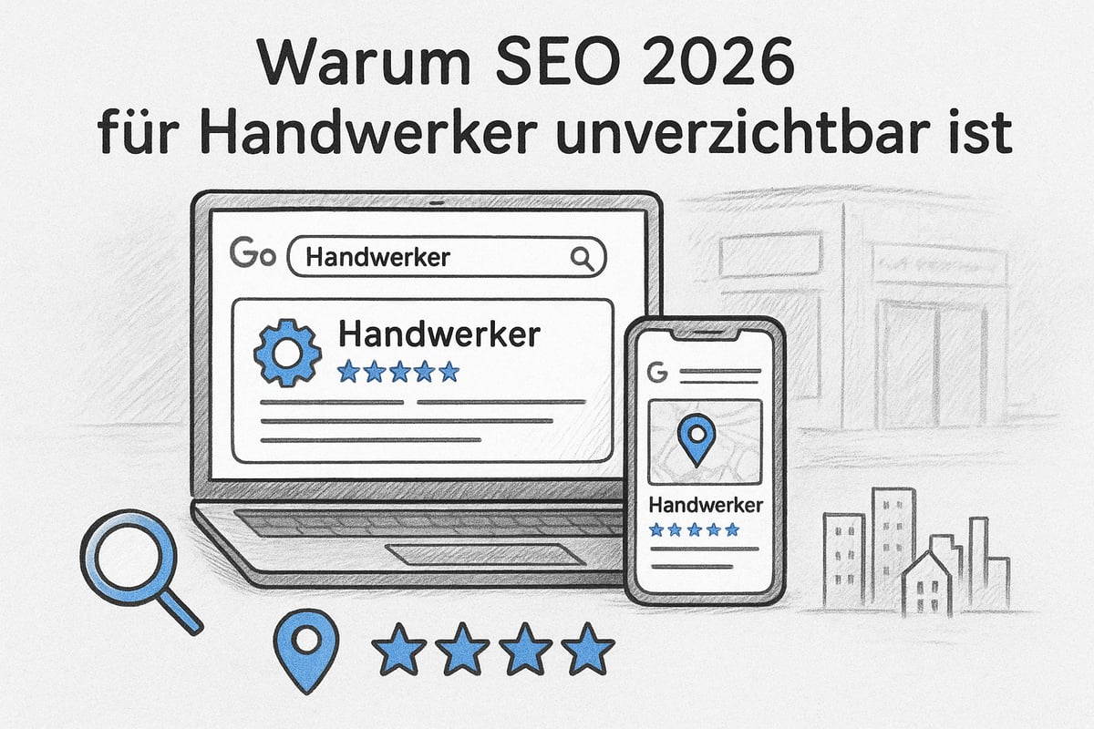 Warum ist SEO 2026 für Handwerker unverzichtbar?