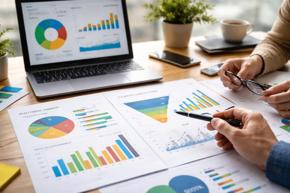 Marketing analytics dashboard