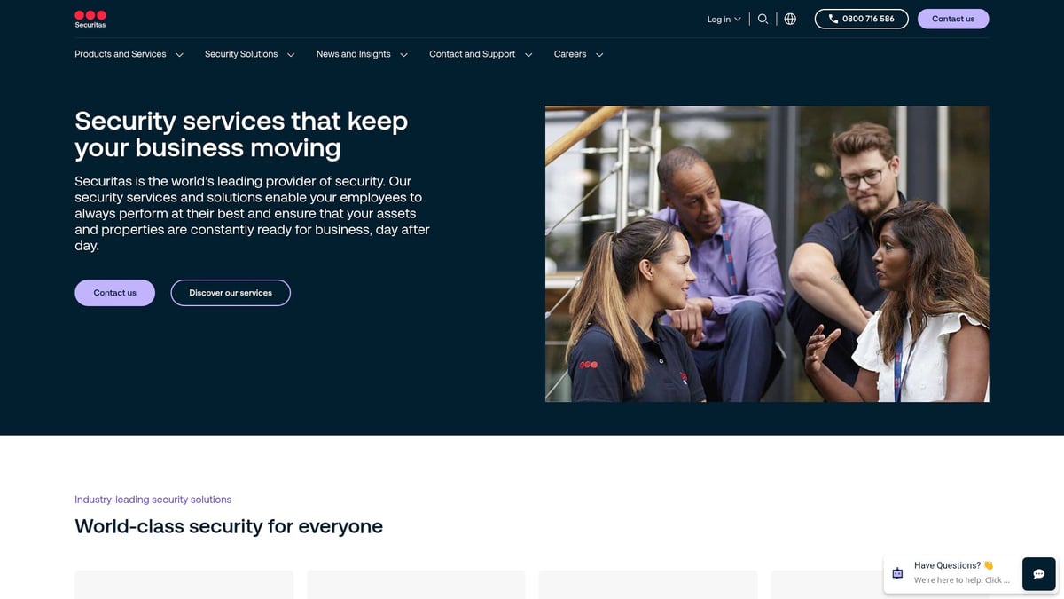 7 Essential Security Guard Services Near Me for 2025 - Securitas UK – Technology-Driven Guarding Services