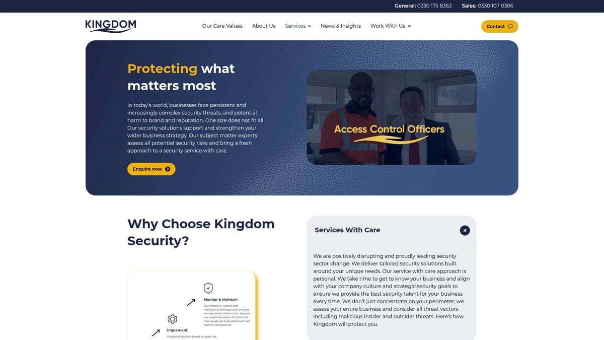 7 Essential Security Guard Services Near Me for 2025 - Kingdom Services Group – Industry-Specific Security Guarding