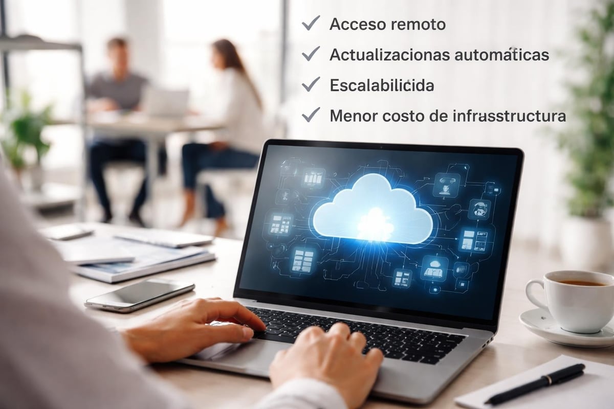 Beneficios de sistemas empresariales en la nube