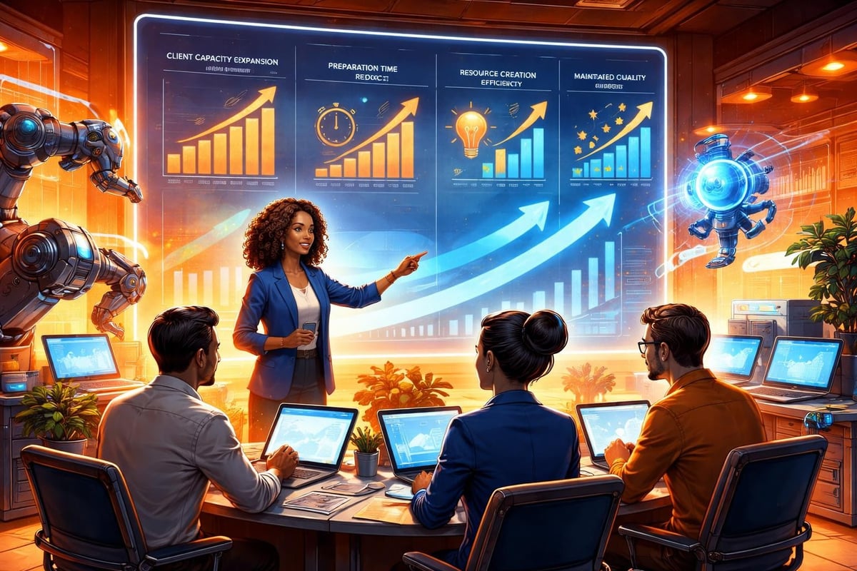Coaching practice metrics dashboard