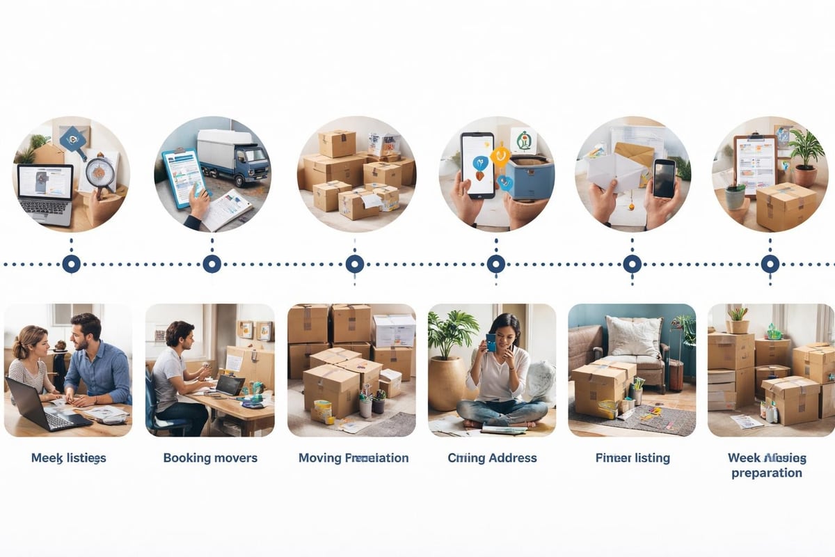 Moving timeline checklist