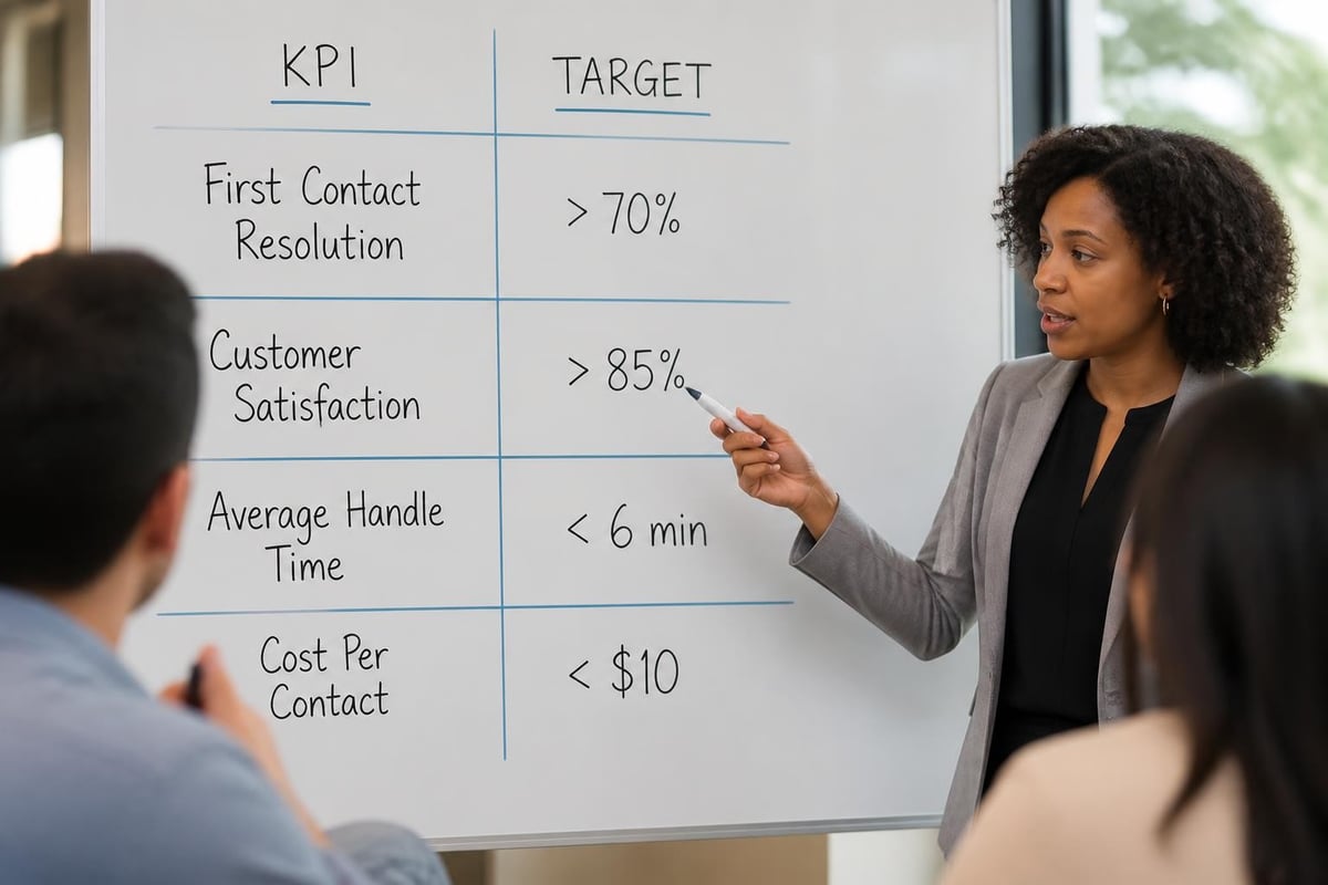 Performance dashboard metrics