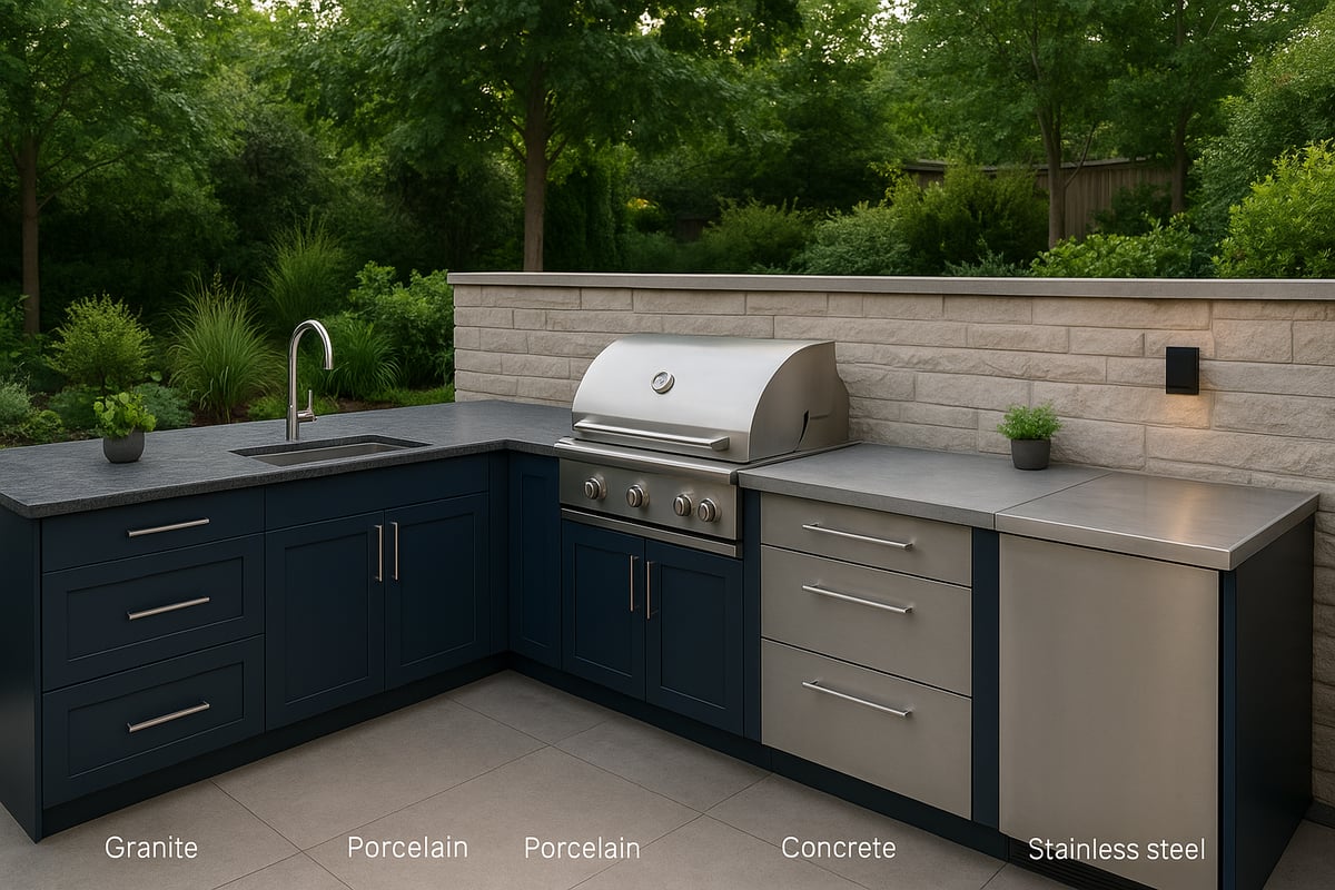 Top Countertop Materials for Outdoor Grills in 2026