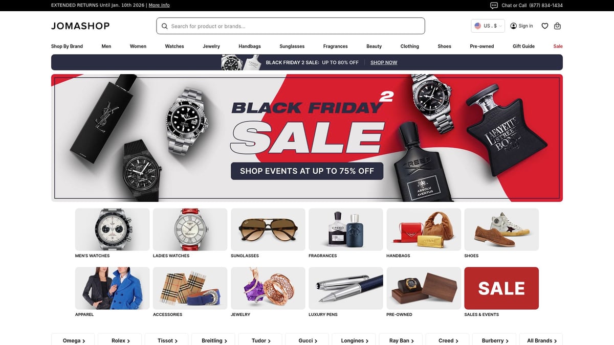 2026년 추천 직구 사이트 TOP 10, 해외쇼핑 완전정복 - 조마샵 (Jomashop)