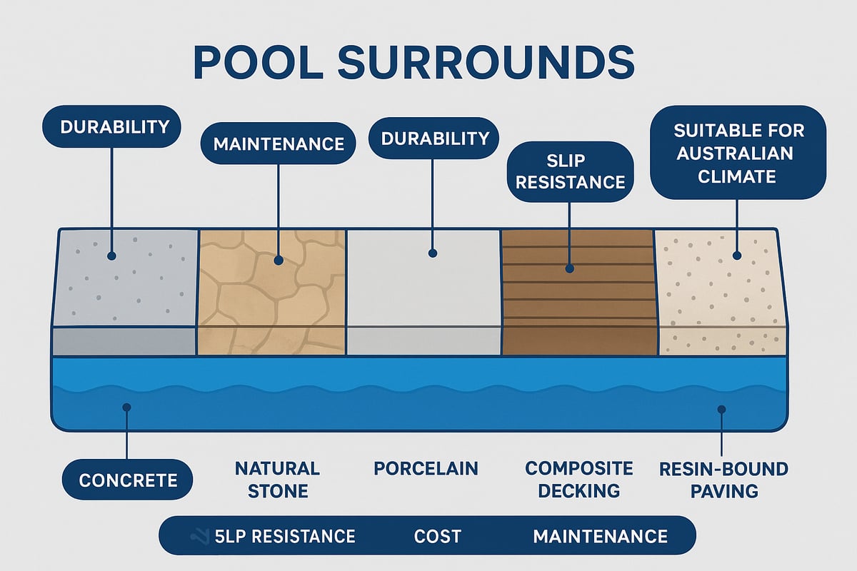Choosing the Right Materials for Your Pool Surround
