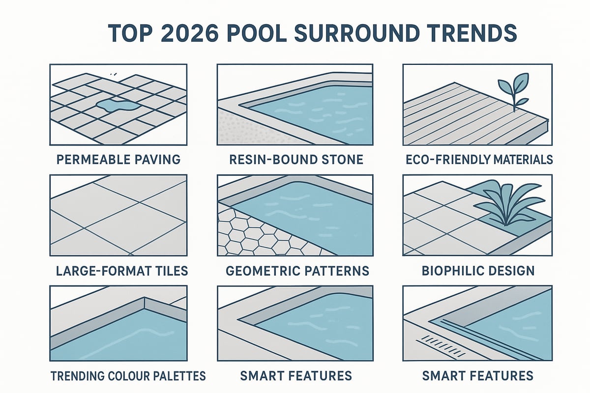 Top Pool Surround Trends for 2026